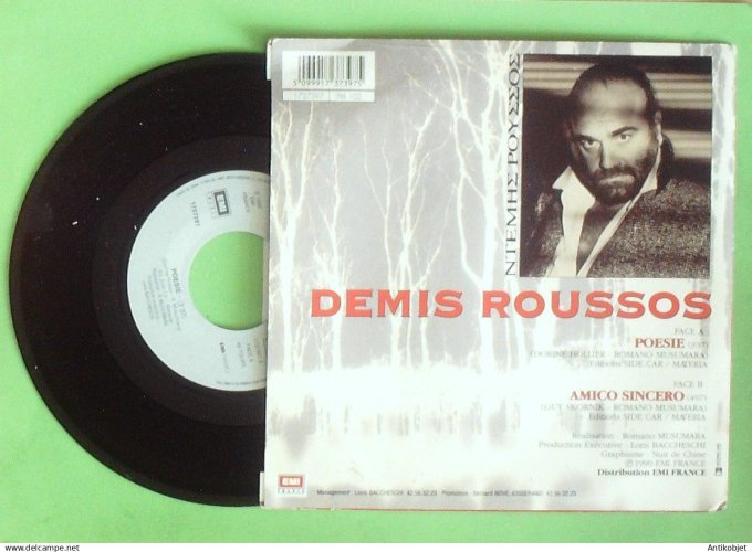 Roussos Demis 45T SP Poésie 1990