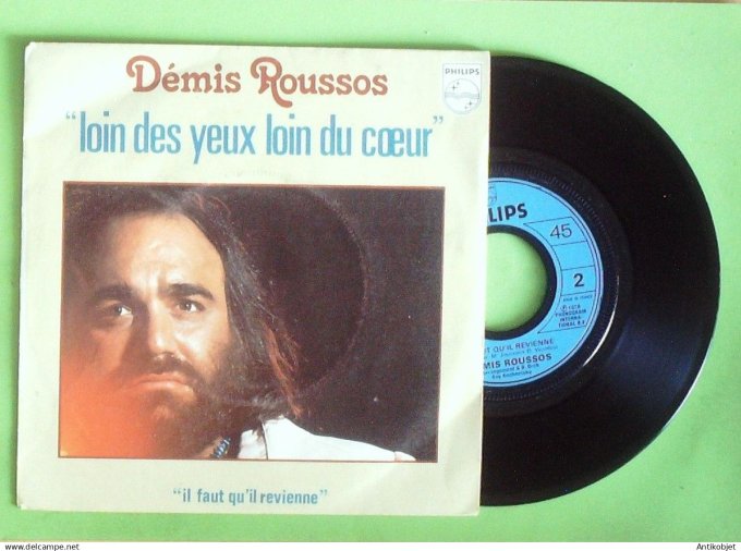 Le filleul Film 45T SP Roussos Demis Loin des yeux loin du cœur 1978