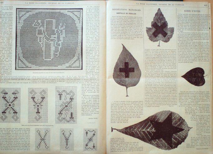 Journal Mode illustrée 1897 # 40 Redingote & robe en drap