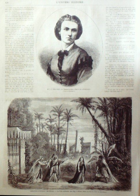 L'Univers illustré 1865 # 412 Allemagne Hambourg Suisse Rosenlaui Hippolyte Flandrin