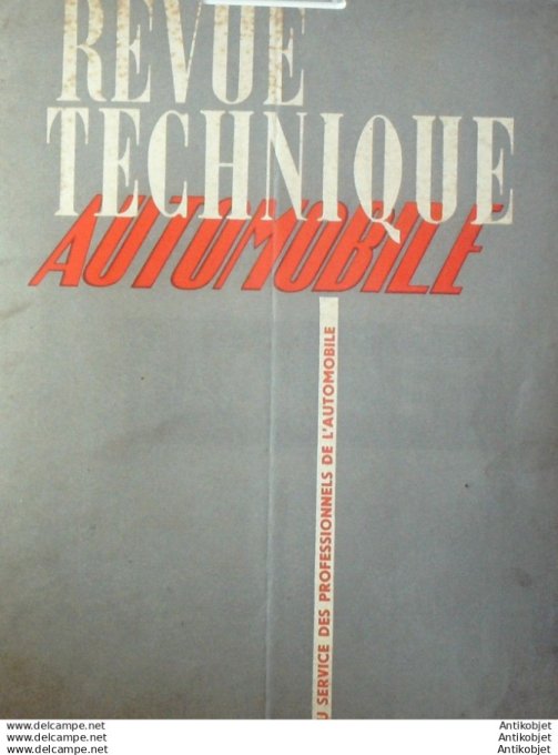 Revue Technique Automobile Salmason SA 61 BMA R75 321-326-327 41#1949