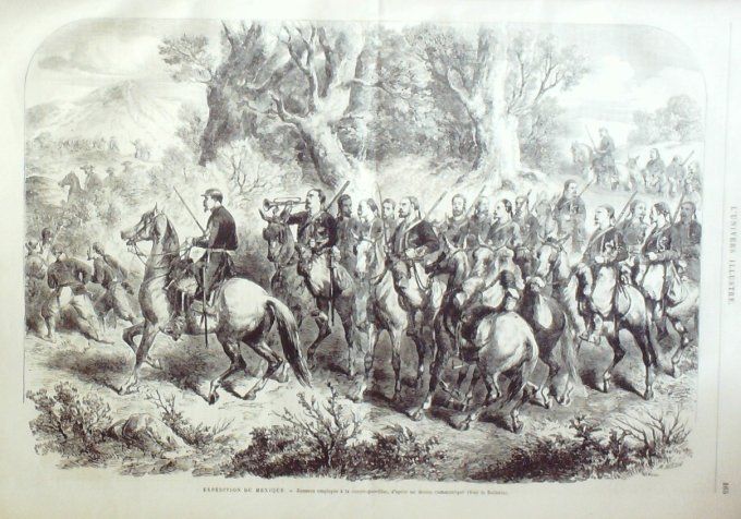 L'Univers illustré 1865 # 415 Italie Rome Farnèse Mexique Zouaves en expéditionAustralie Sydney    