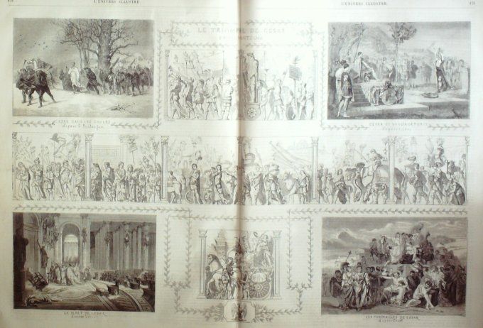 L'Univers illustré 1865 # 416 Jules César Napoléon III 