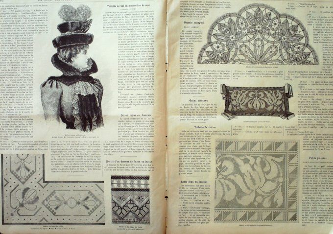 Journal Mode illustrée 1897 # 41 Robe corsage blouse