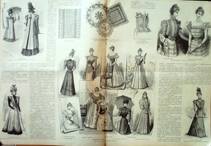 Journal Mode illustrée 1897 # 41 Robe corsage blouse