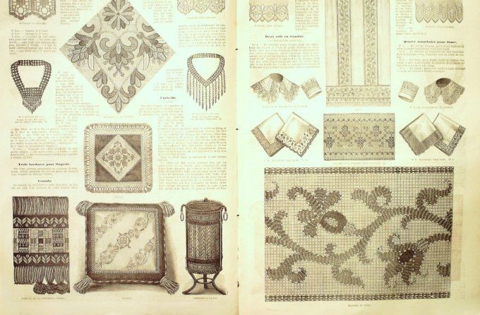 Journal Mode illustrée 1880 # 41 Robe en surah & lainage