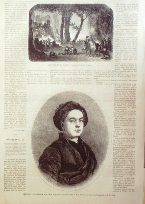 L'Univers illustré 1865 # 425 Ménilmontant Londres quais Tamise Inde Calcutta Tasmaniens 