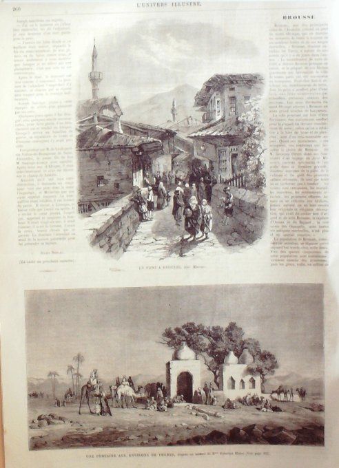 L'Univers illustré 1865 # 427 Canada Toronto  Spahis Grèce Thèbes  Turquie Brousse