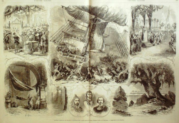 L'Univers illustré 1865 # 430 Washington maison blancheMorlaix Landerneau (29) Lannion Guingamp (22)