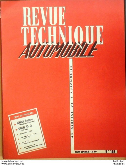 Revue Technique Automobile Peugeot fourgons tôlés D4A  camions Berliet 151#1958