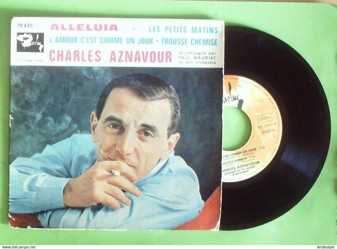 Aznavour Charles 45T EP Alleluia 1962