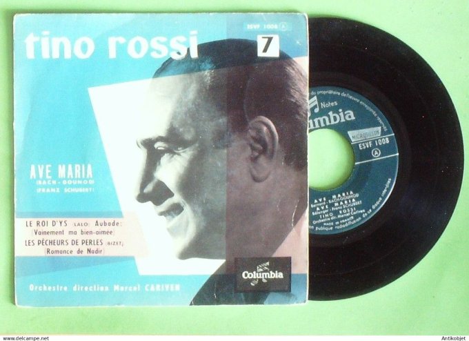 Rossi Tino 45T EP Ave Maria 1956