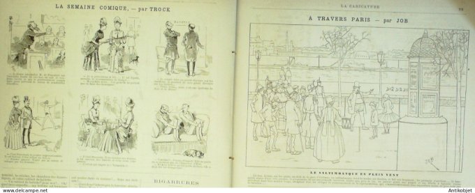 La Caricature 1886 n°327 Mi-carême triomphe Caran d'Ache