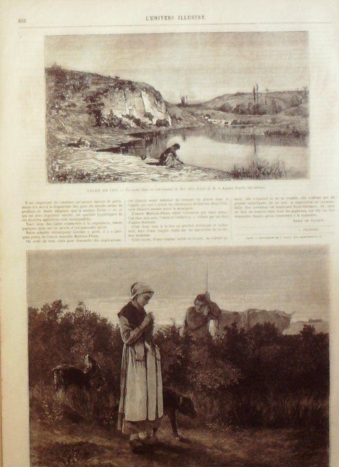 L'Univers illustré 1865 # 438 ALgérie Médéah Mauresques Rix (01) Londres Tamise  