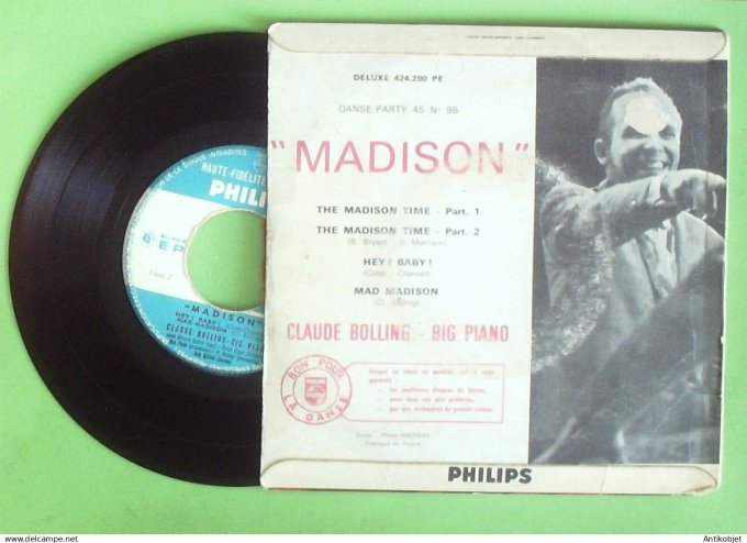 Bolling Claude 45T EP Madison time 1962