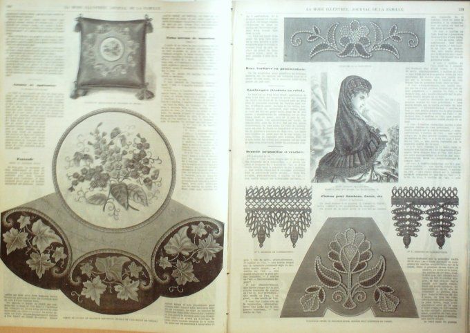 Journal Mode illustrée 1873 # 43 Toilettes d'automne & hiver