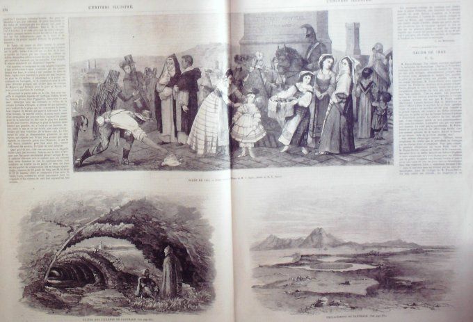 L'Univers illustré 1865 # 441 Italie Capri Rome Tunisie Carthage 