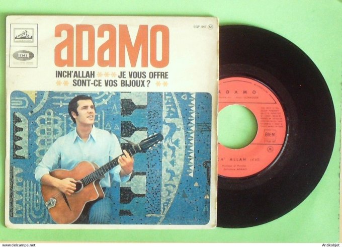 Adamo Salvatore 45T EP inch'allah1967