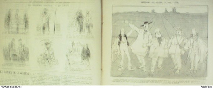 La Caricature 1885 n°306 Succès du jour Petit poucet Draner Loys comme pauvre Job Sorel