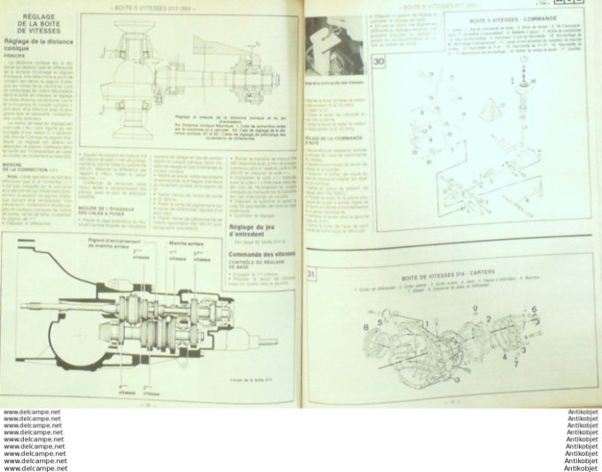 Revue Technique Automobile Audi 100 Citroën BX 16 RS  #455