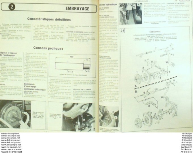 Revue Technique Automobile Audi 100 Citroën BX 16 RS  #455