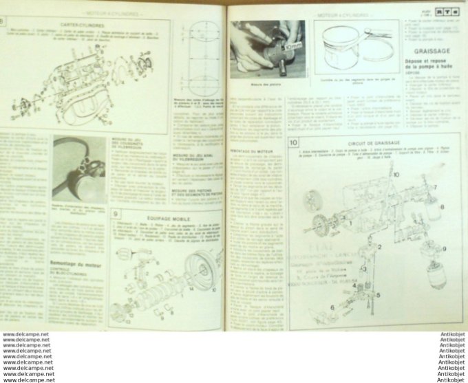 Revue Technique Automobile Audi 100 Citroën BX 16 RS  #455