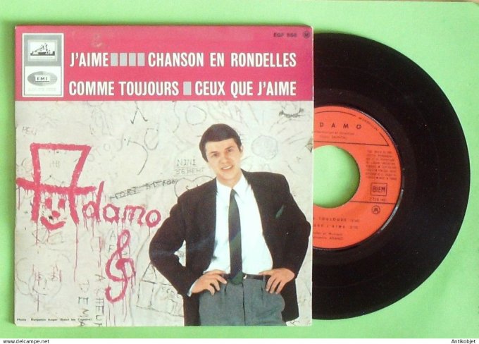 Adamo Salvatore 45T EP Chanson en rondelles (languette) 1965