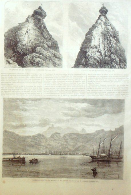 L'Univers illustré 1865 # 447 Suisse Schwitz Mexique indien Kickapous île Maurice Port-Louis 