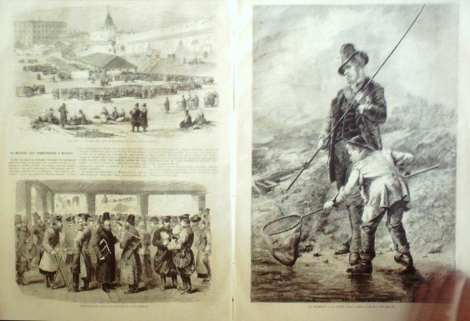 L'Univers illustré 1865 # 448 Algérie Abd-El-Kader Russie Moscou Kitai-Gorod 