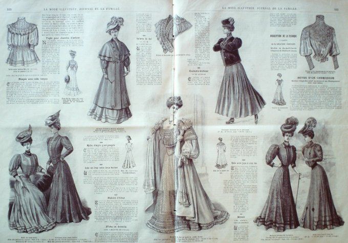 Journal Mode illustrée 1906 # 44 Costume tailleur