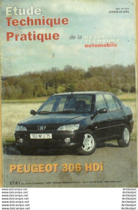 R.T Automobile Peugeot 306 Hdi étude  # 639