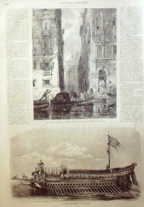 L'Univers illustré 1865 # 451 Vichy (01) Birmanie types Venise Allemagne Baden-Baden