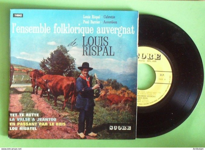 Rispal Louis 45T EP La valse à  Jeantou 1961