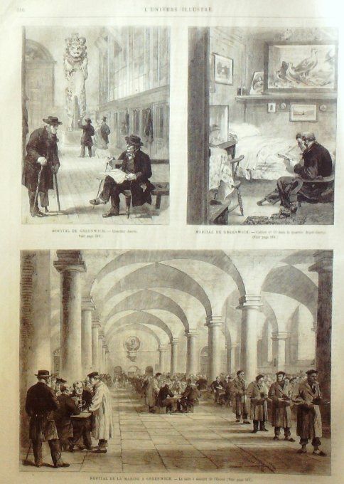 L'Univers illustré 1865 # 459 Allemagne Brême Angleterre Greenwich Suisse Joutes