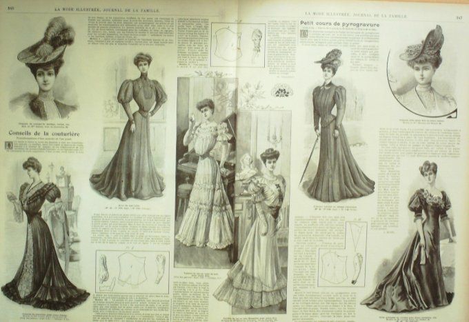 Journal Mode illustrée 1905 # 45 Costume tailleur