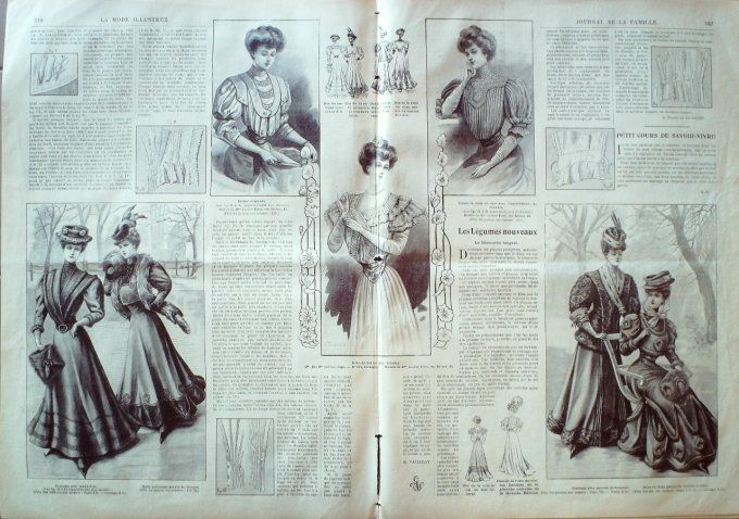 Journal Mode illustrée 1906 # 45 Costume lainage