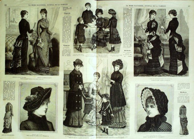 Journal Mode illustrée 1881 # 45 Robes de mariée