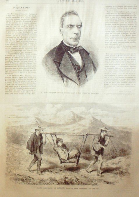 L'Univers illustré 1865 # 463 Ecosse Braemar Japon litière Russie Koenigsberg Joaquim Perez