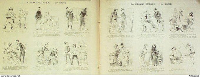 La Caricature 1885 n°273 Tonkin Draner Gino De Neuville par Luque Cirque Menier Job