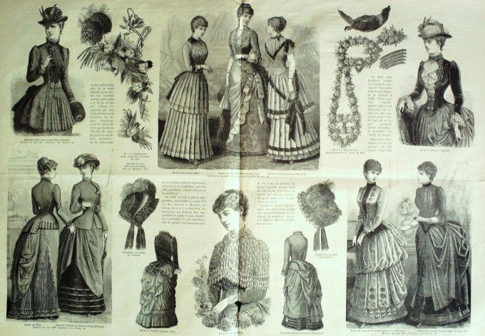 Journal Mode illustrée 1883 # 46 Manteau d'hiver