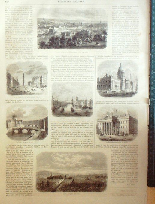 L'Univers illustré 1865 # 475 Italie Florence Abno Allemagne Postdam Klein-Glienicke Turquie Oikonom