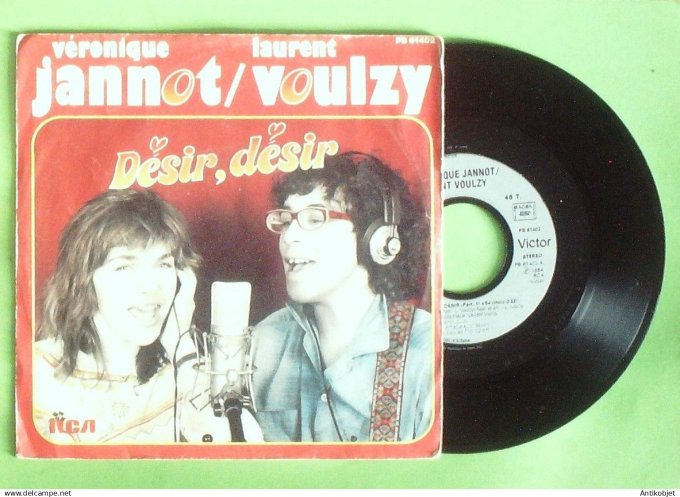 Jeannot Véronique & Voulzy Laurent 45T SP Désir désir 1984