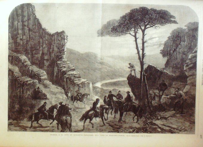 L'Univers illustré 1865 # 479 Mexique Paso-Del-Norte Brésil Bahia Chariot Transport d'arbres