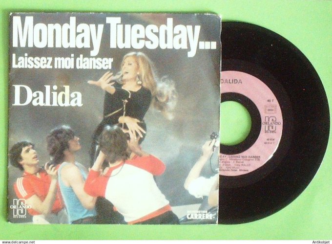 Dalida 45T SP Monday Tuesday 1979