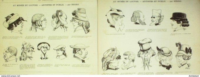 La Caricature 1882 n°112 Costumes du Monde Robida jours gras Draner la Guinée Gino