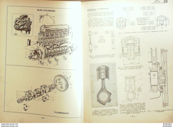 Revue Technique Automobile Fiat 1800 & 2100 176#1960