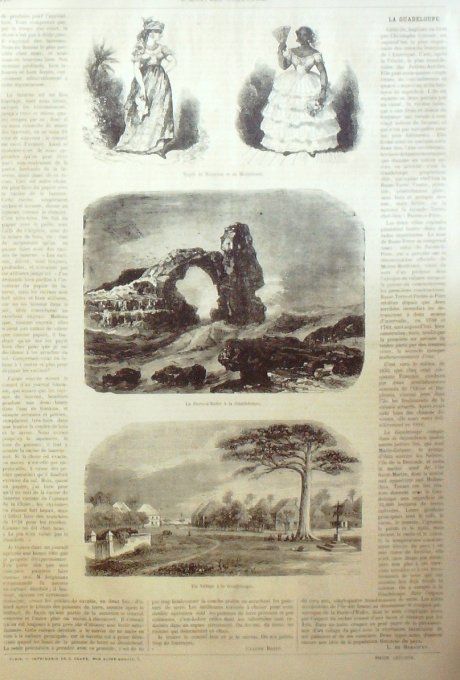 L'Univers illustré 1865 # 484 Allemagne Dusseldorf Guadeloupe Turquie Boutan Venise Murano 