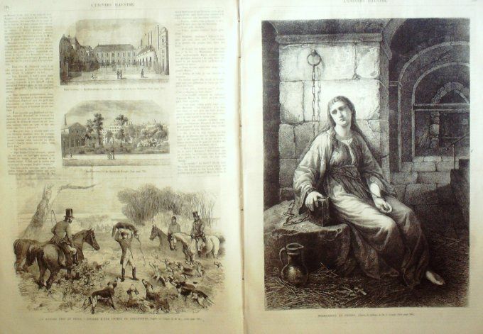 L'Univers illustré 1865 # 485 Allemagne Dusseldorf Guadeloupe Chine Boutan Venise Murano