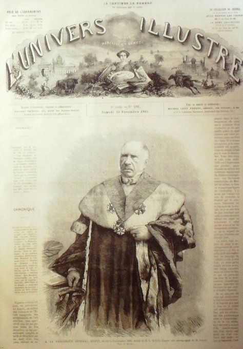 L'Univers illustré 1865 # 486 Toulon (83) Canada Montréal mine de Cuivre    