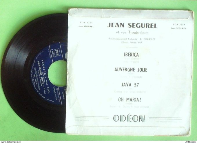 Segurel Jean 45T EP Iberica 1957